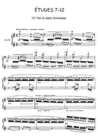 Etudes 7 à 12 - Claude Debussy